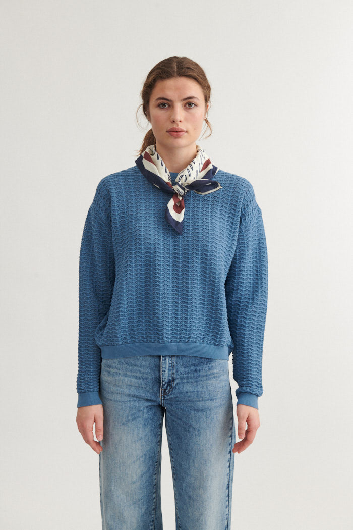 Basic Apparel Osi Sweater Sweaters 791 Copen blue